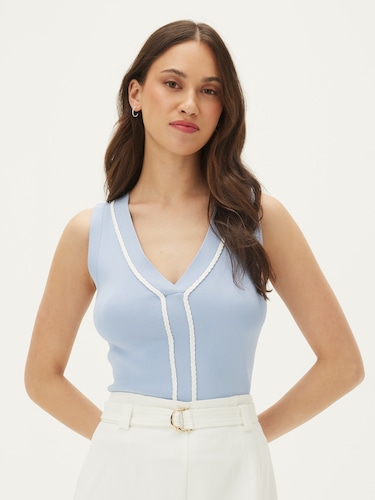 Fifi Plait Trim Milano Tank                                                                                                     