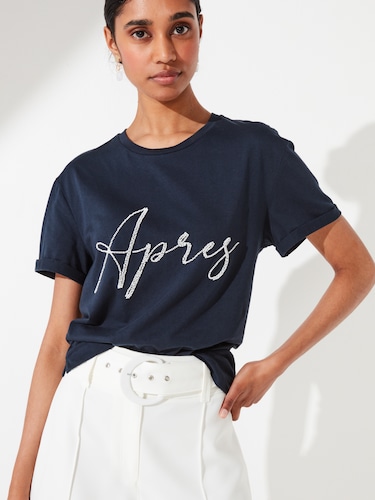 Apres Beaded Tee                                                                                                                