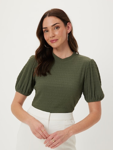 Bianca Textured Top                                                                                                             