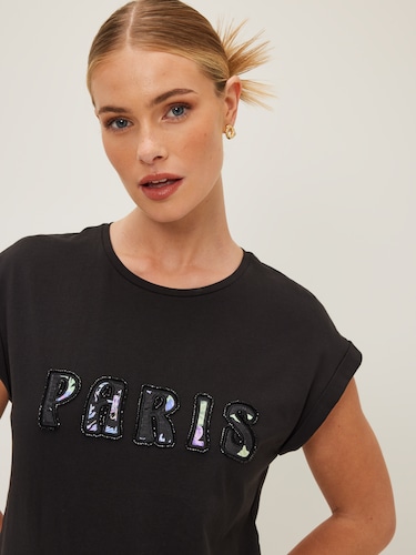 Paris Printed Tee                                                                                                               