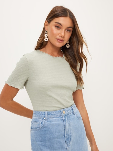 Tilly Textured T Shirt                                                                                                          