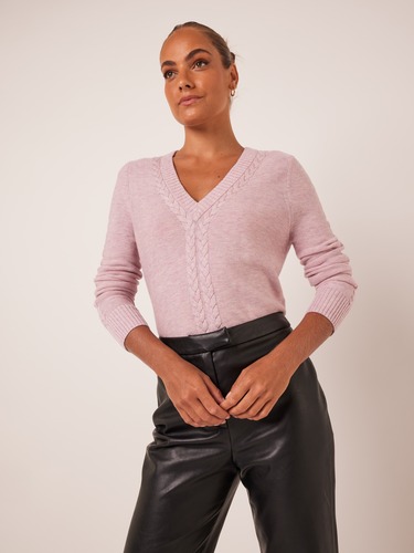Rose V Neck Knit                                                                                                                