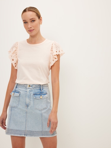 Sunny Lace Tee                                                                                                                  