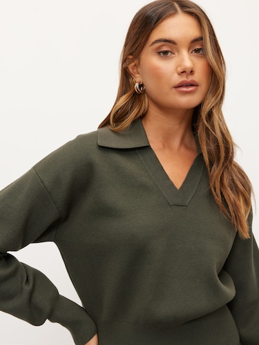 Camille Collar Knit                                                                                                             