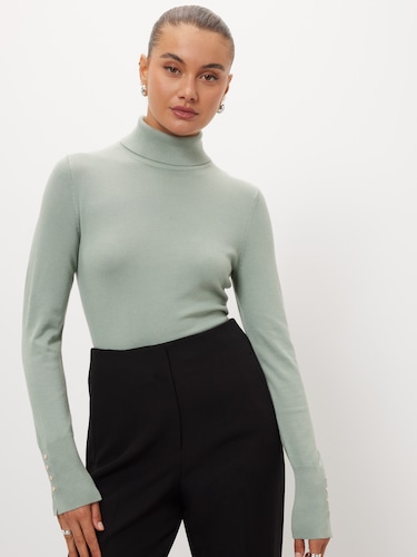Madison Roll Neck Knit                                                                                                          