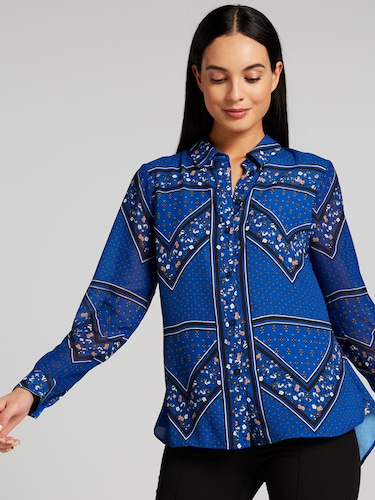 Wren Wrap Panelled Top                                                                                                          