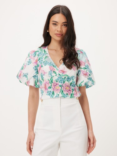 Toni Puff Sleeve Blouse                                                                                                         