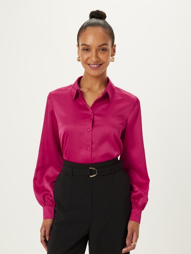 Sophie Satin Shirt                                                                                                              