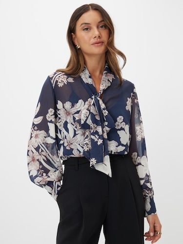 Tabitha Tie Neck Blouse                                                                                                         