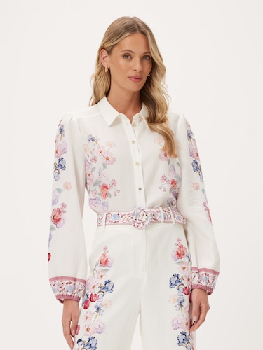 Royal Aster Co-Ord Shirt                                                                                                        