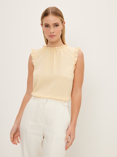 Tessa Yoryu Gather Neck Top                                                                                                     