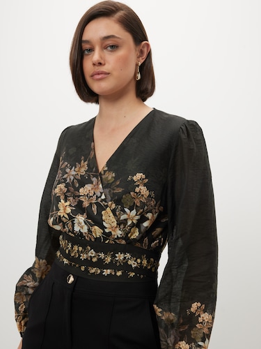 Albi Wrap Blouse                                                                                                                