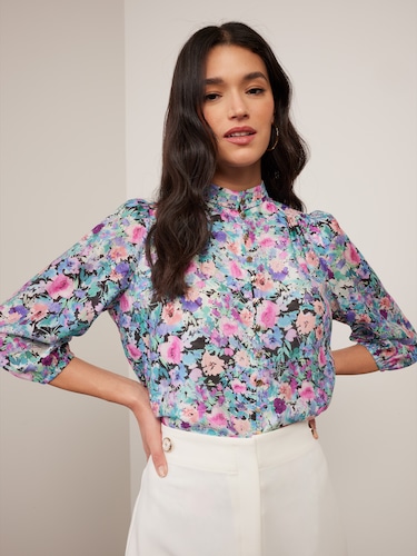 Bella Blouse | CHOCOLATE main image 1