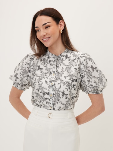 Payton Puff Sleeve Blouse                                                                                                       