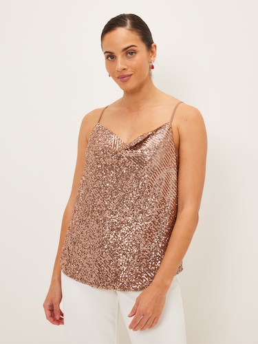 Key Essentials Cowl Silk Cami