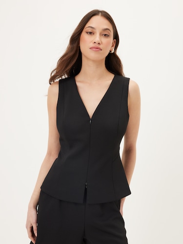 Tribeca Zip Front Top                                                                                                           