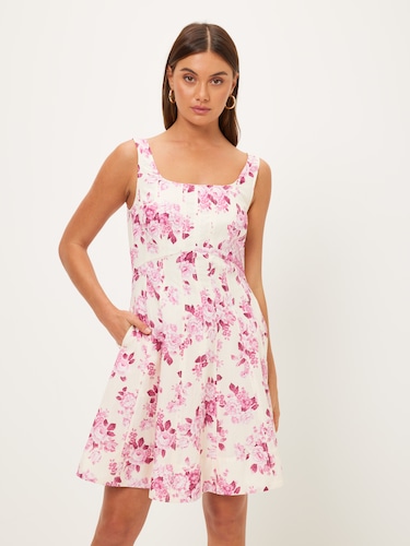 Bridie Short Fit And Flare Dress                                                                                                