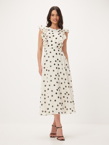 Aria Ruffle Midi Dress                                                                                                          