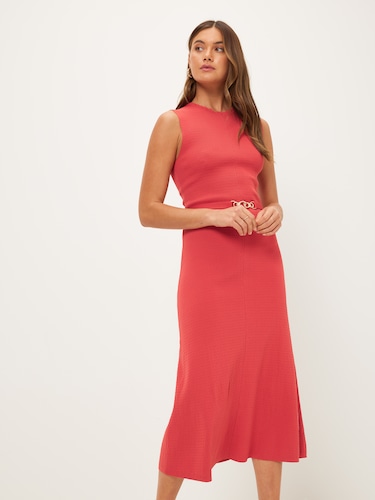 Coco Textured Column Dress                                                                                                      