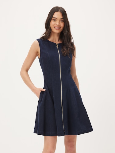 Phoenix Short Denim Dress                                                                                                       