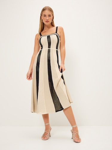 Aurelia Lurex Textured Dress                                                                                                    