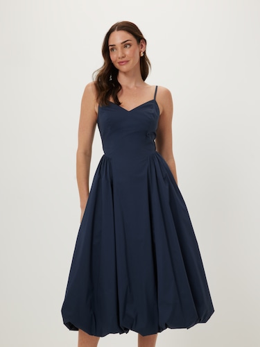 Sabina Bubble Hem Midi Dress                                                                                                    