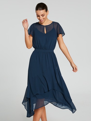 Violet Ruched Midi Dress                                                                                                        