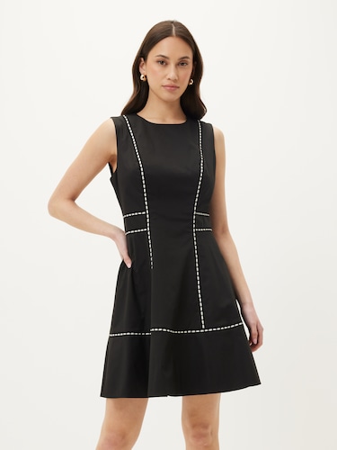 Tallulah Trim Short Dress                                                                                                       