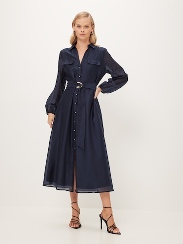 Monica Soft Shirt Dress                                                                                                         