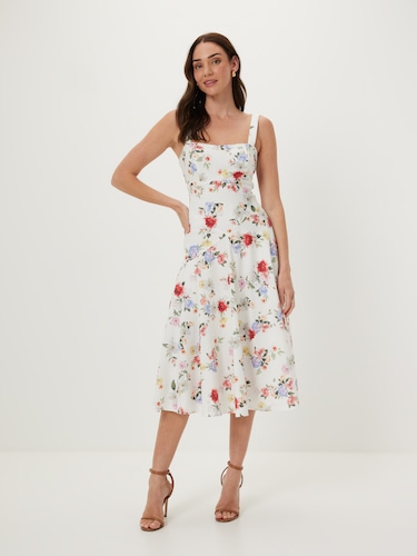 Darcie Cup Midi Dress                                                                                                           