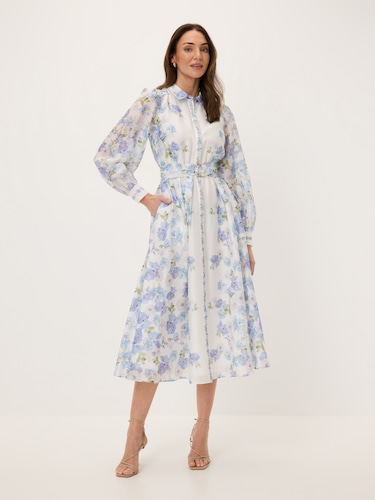 Aine Midi Shirt Dress                                                                                                           