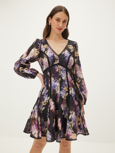 Rory Trim Short Dress                                                                                                           