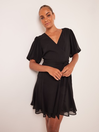 Sadie Long Puff Sleeve Mini Dress