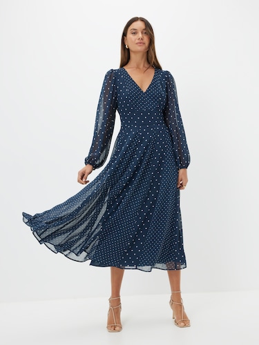 Tia Midi Spliced Dress                                                                                                          