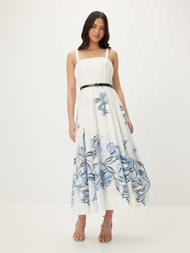 Nixon Strapless Midi Dress                                                                                                      