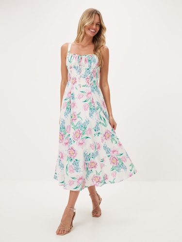 Alexi Corset Midi Dress                                                                                                         