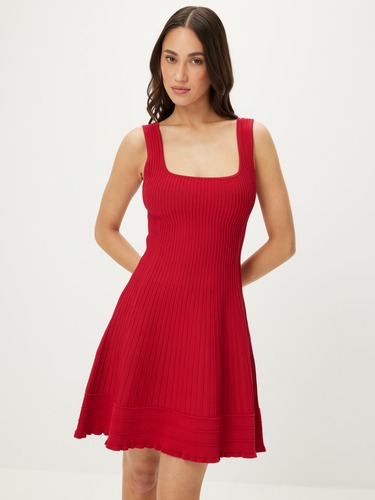 Natalie Hem Detail Knit Dress                                                                                                   