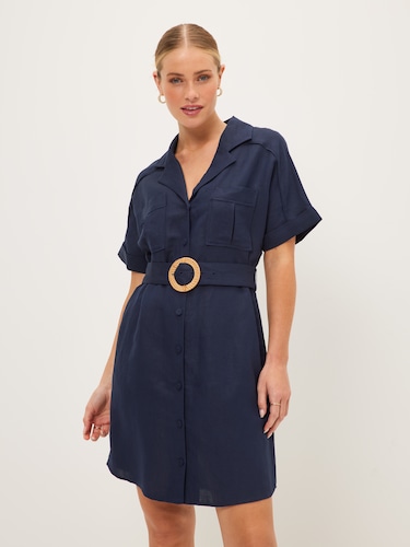 Annette Short Shirt Dress                                                                                                       