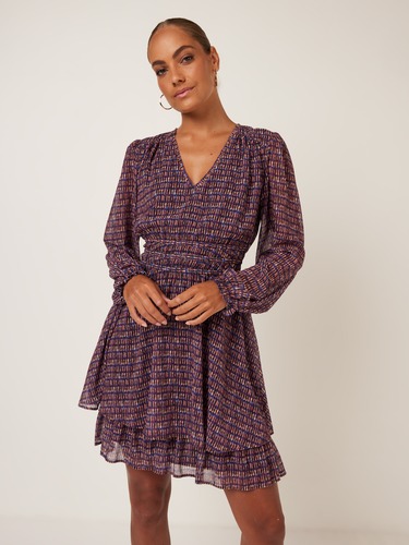 Phoenix Shirred Waist Dress                                                                                                     