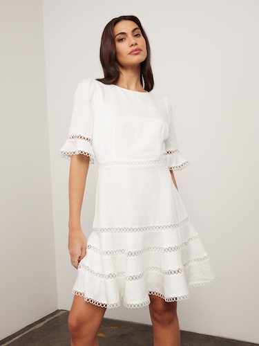 Carlee Trim Insert Dress                                                                                                        