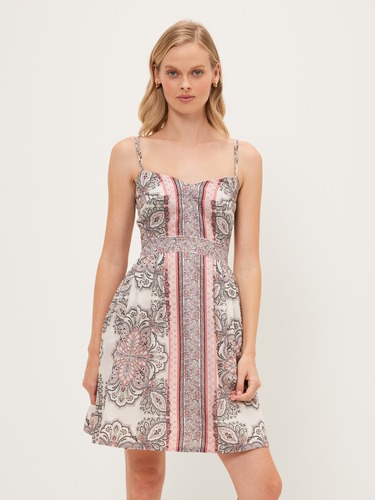 Daphne Fit & Flare Short Dress                                                                                                  