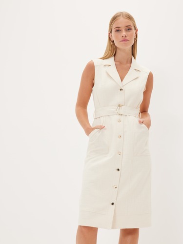 Adele Midi Boucle Dress                                                                                                         