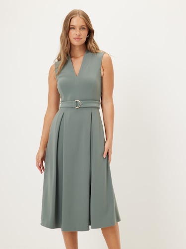 Rosie V-Neck Fit & Flare Dress                                                                                                  