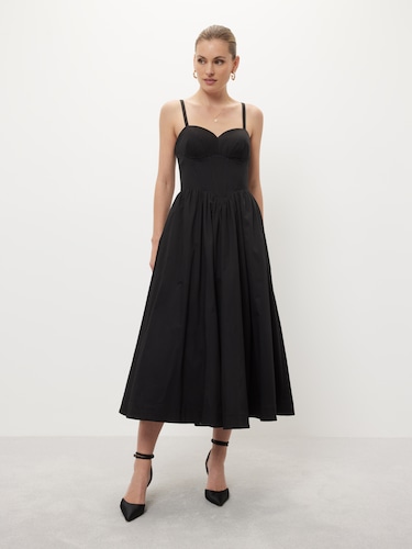 Eva Corset Midi Dress                                                                                                           