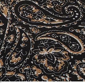 Black Gold Paisley