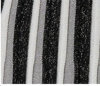 Silver Lurex Stripe