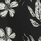 Black White Floral