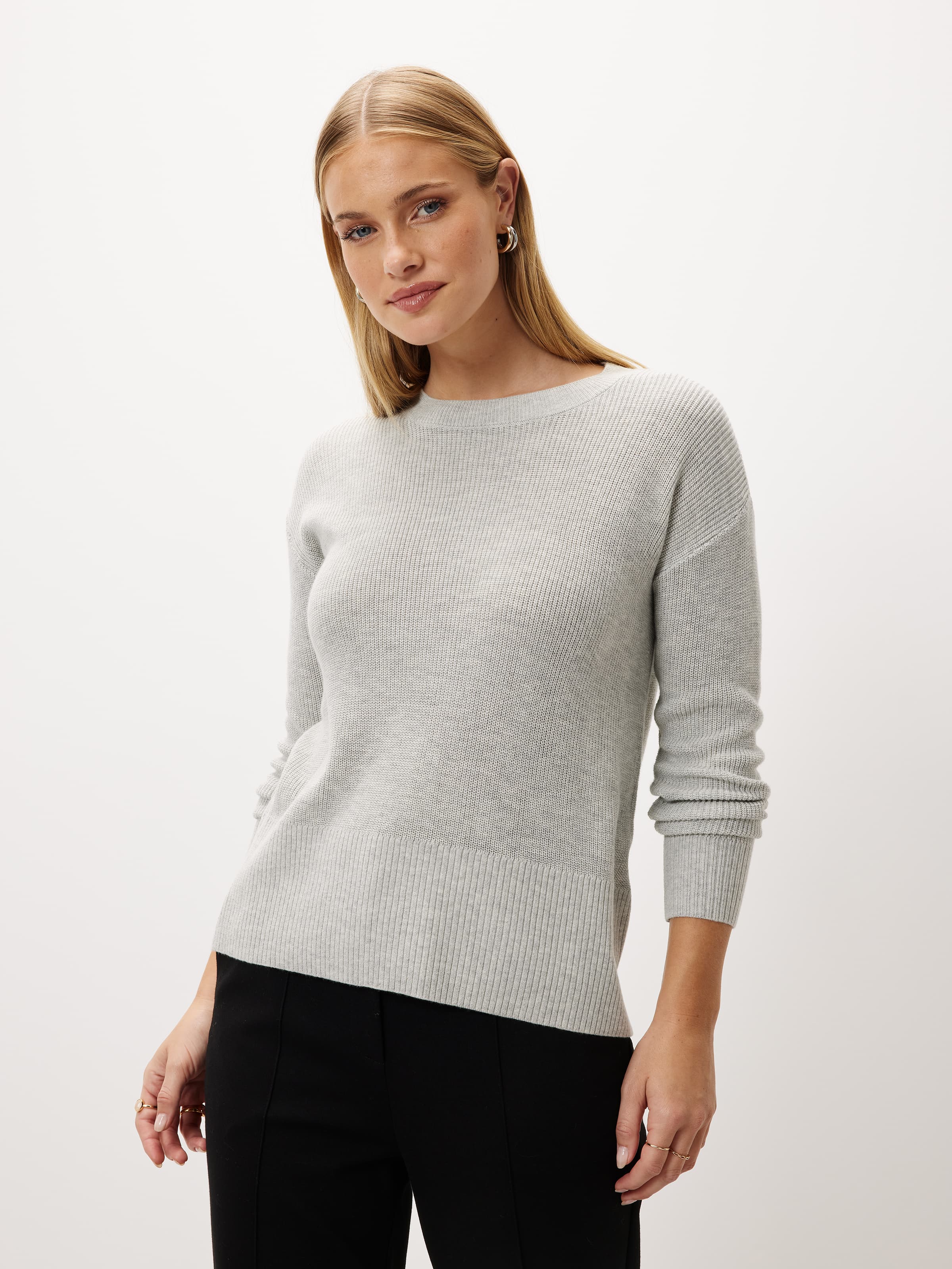 Ryan Round Neck Knit Top - Portmans Online