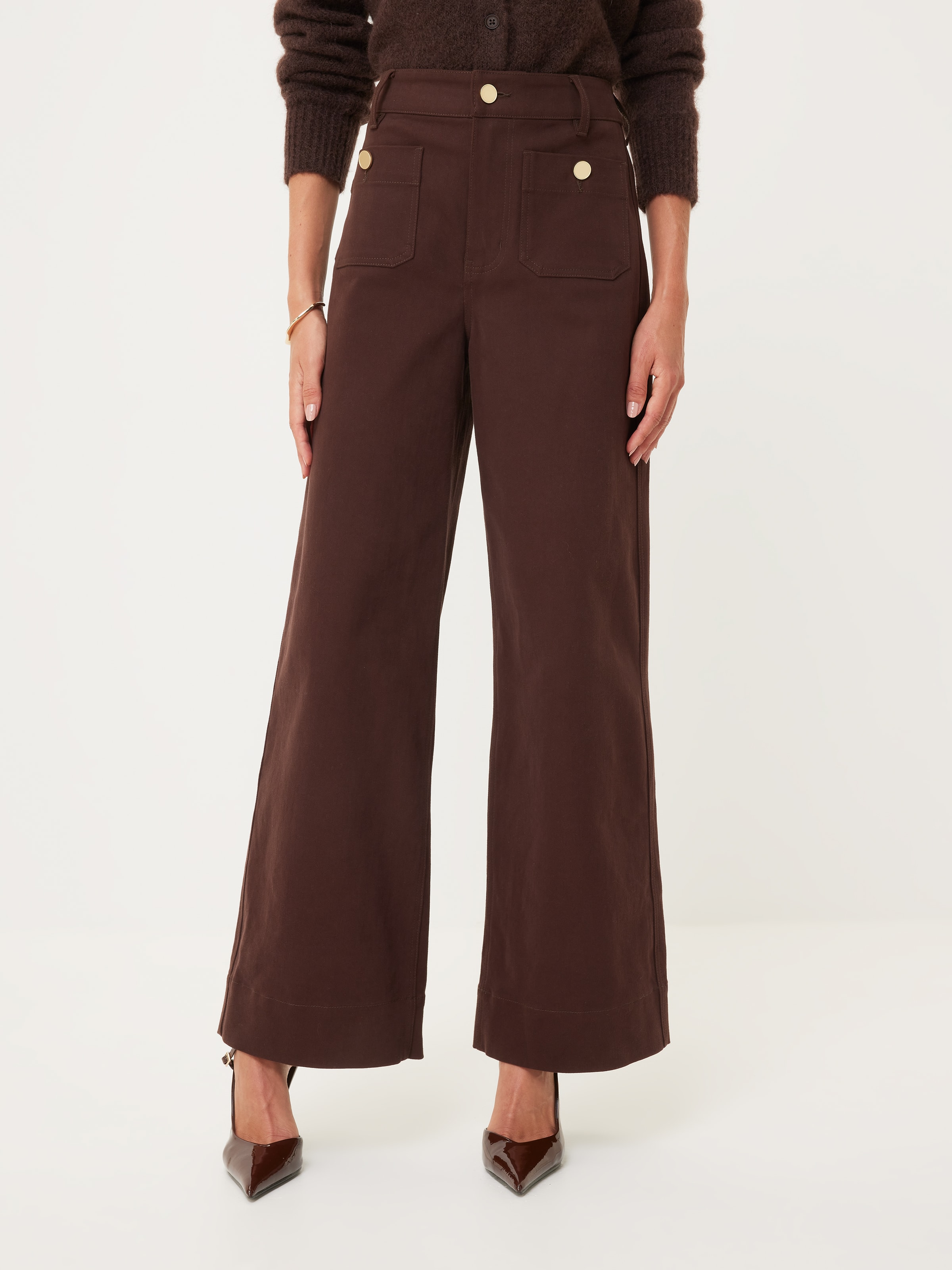 Paige Patch Pocket Jean Truffle - Portmans Online