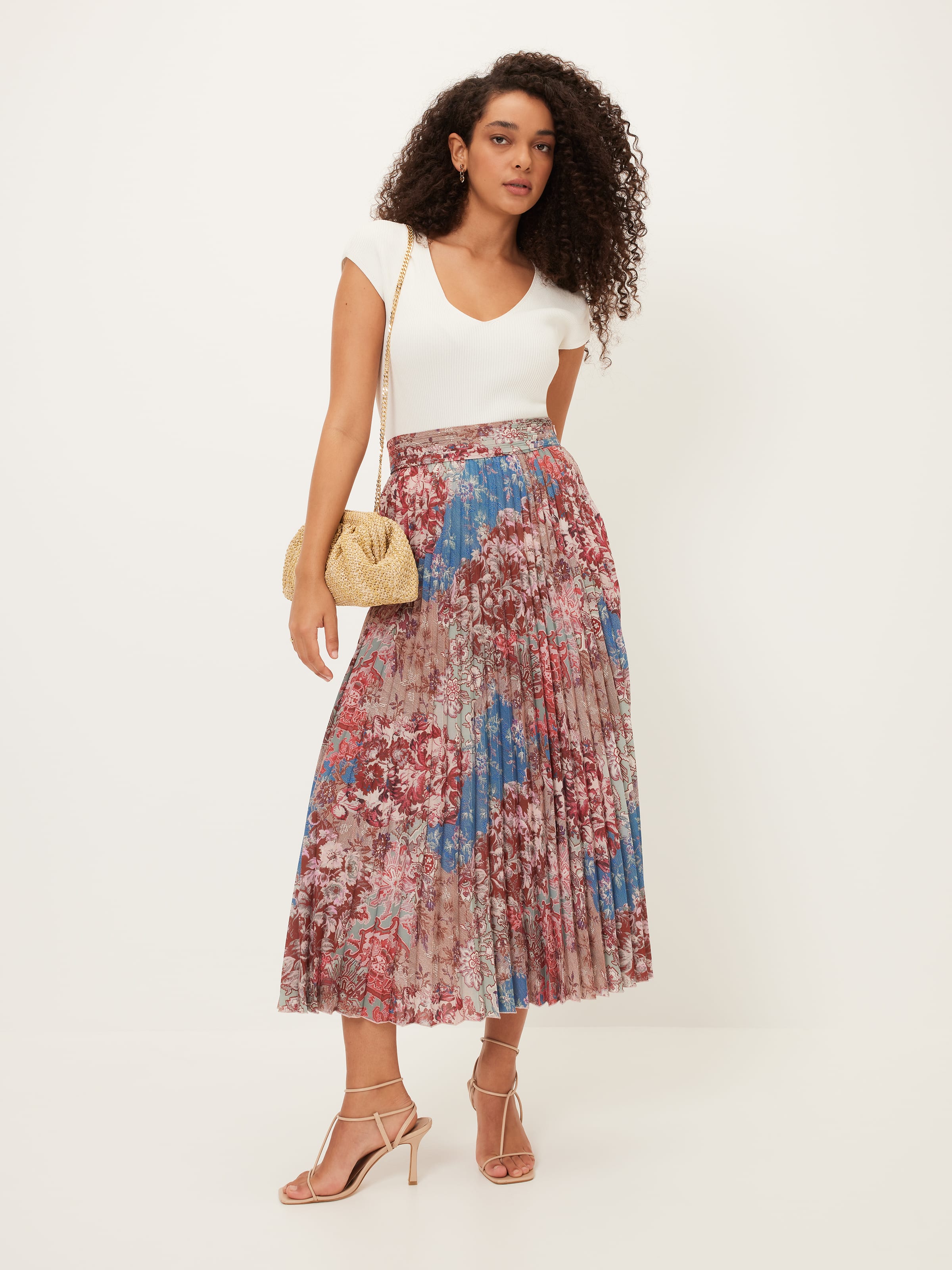 Paradise Pleated Skirt - Portmans Online